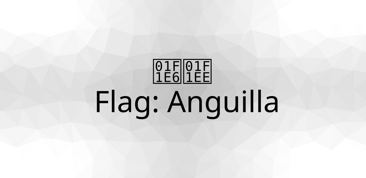 Flag Anguilla Emoji Textcompare