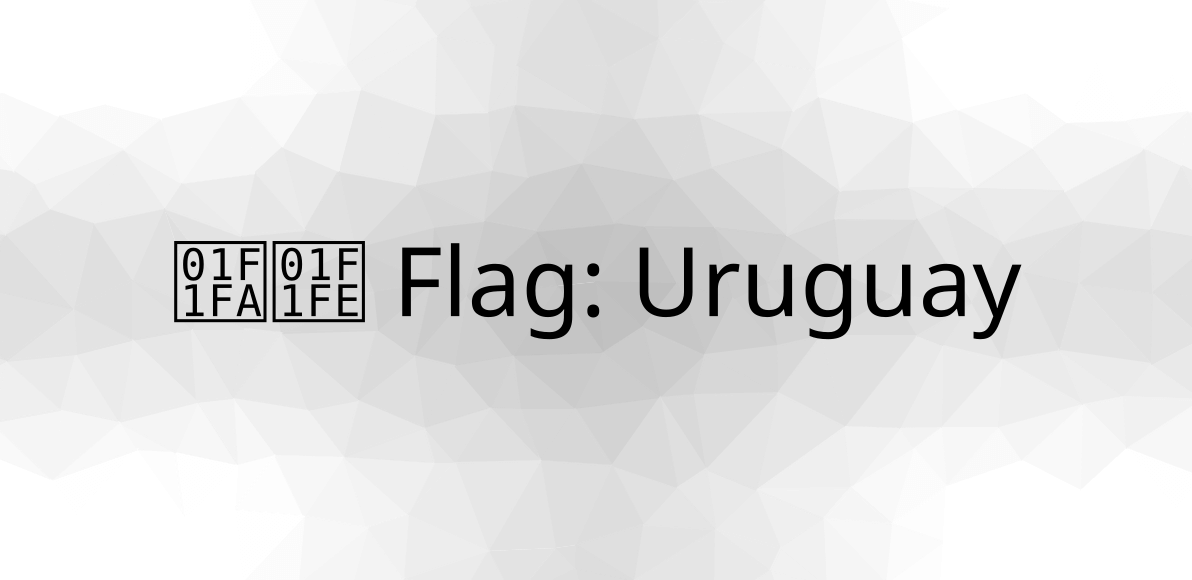 🇺🇾 Flag Uruguay Emoji