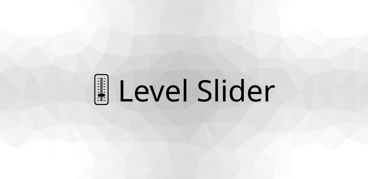 🎚 Level Slider Emoji