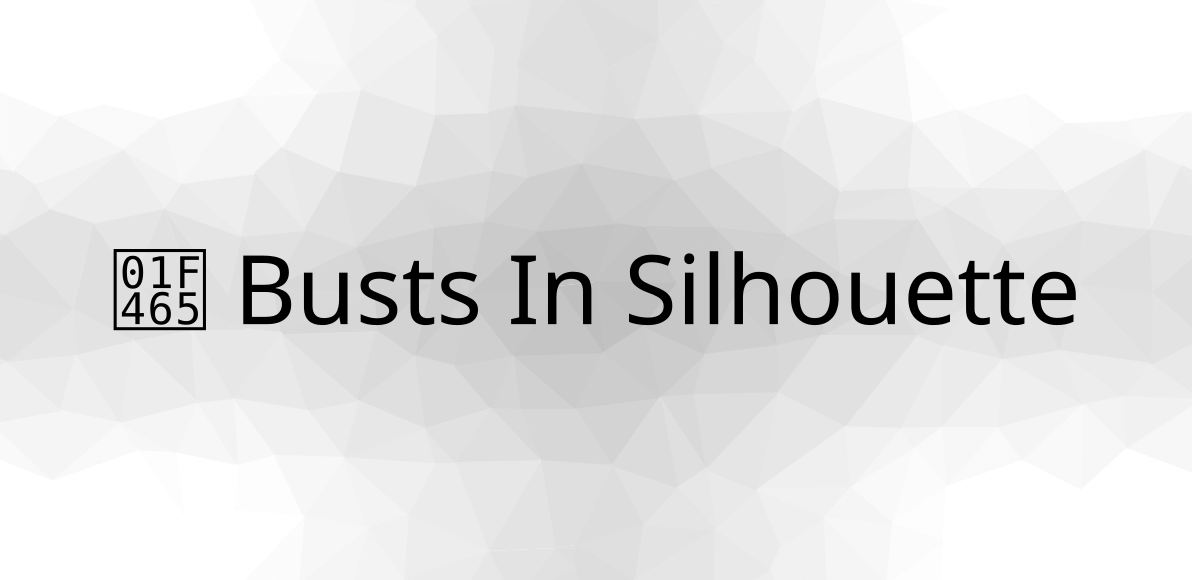 👥 Busts In Silhouette Emoji