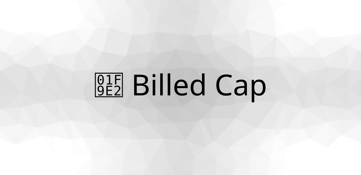 🧢 Billed Cap Emoji