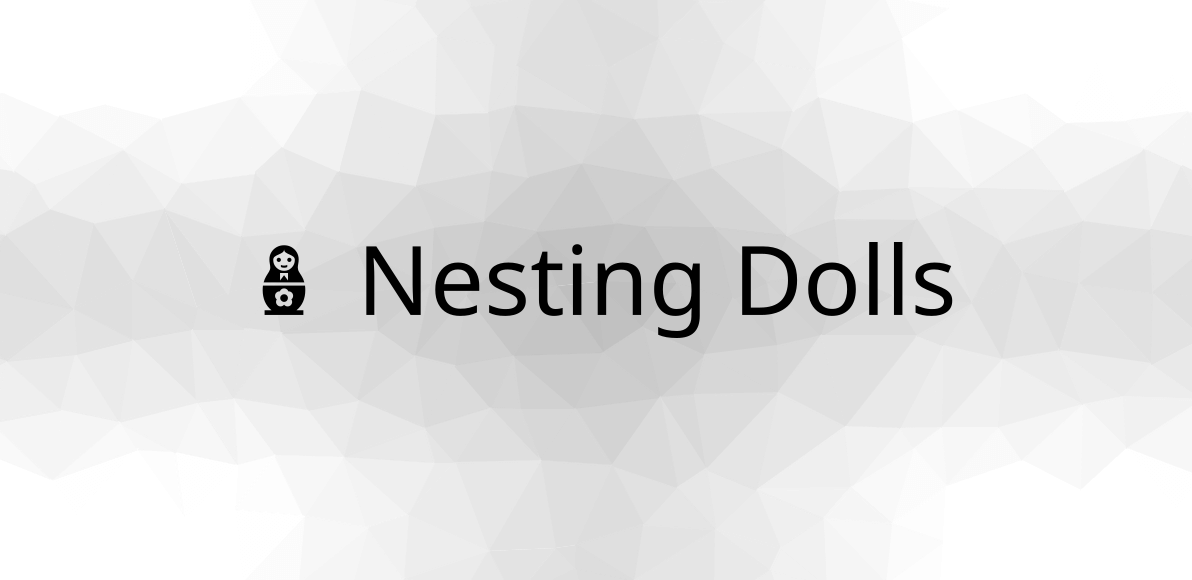 🪆 Nesting Dolls Emoji