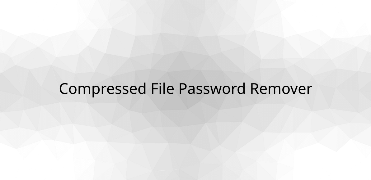 Compressed File Password Remover