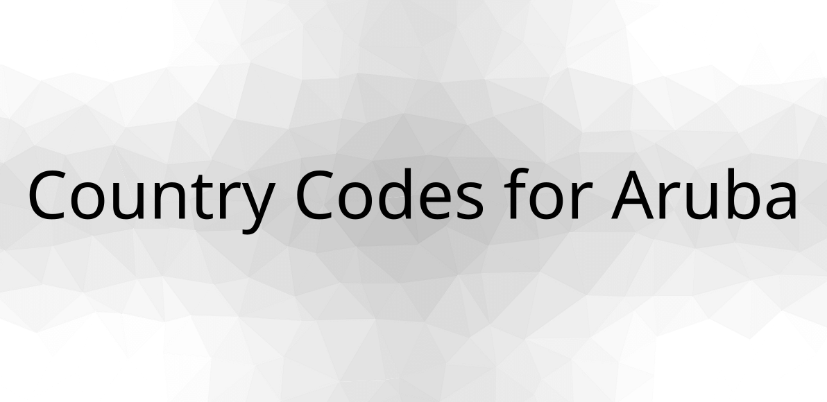 country-codes-for-aruba-are-aw-abw-533-calling-code-is-297