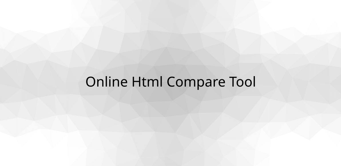 Online Html Compare Tool