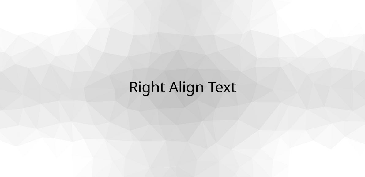 th text align right